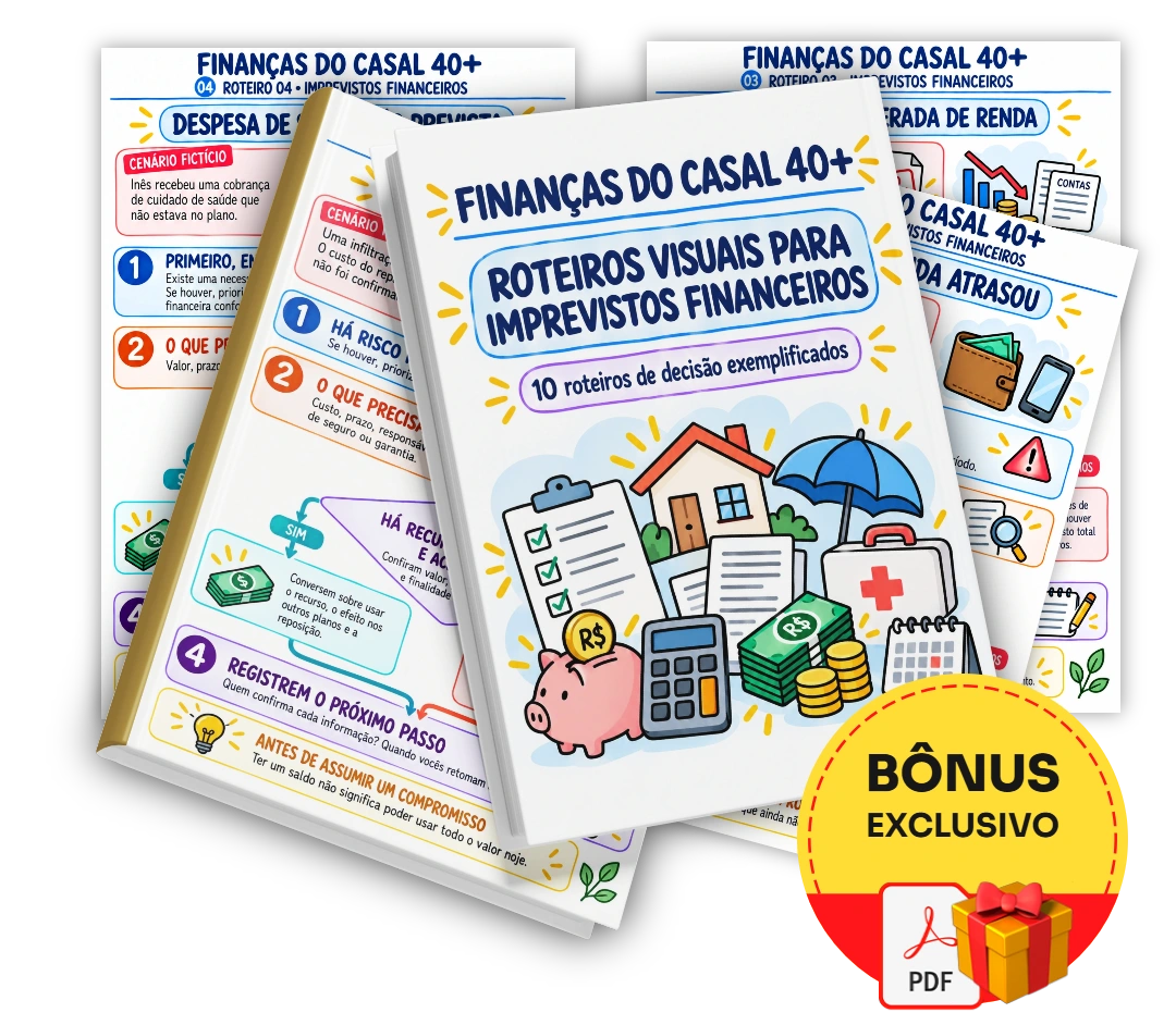 Roteiros Visuais para Imprevistos Financeiros